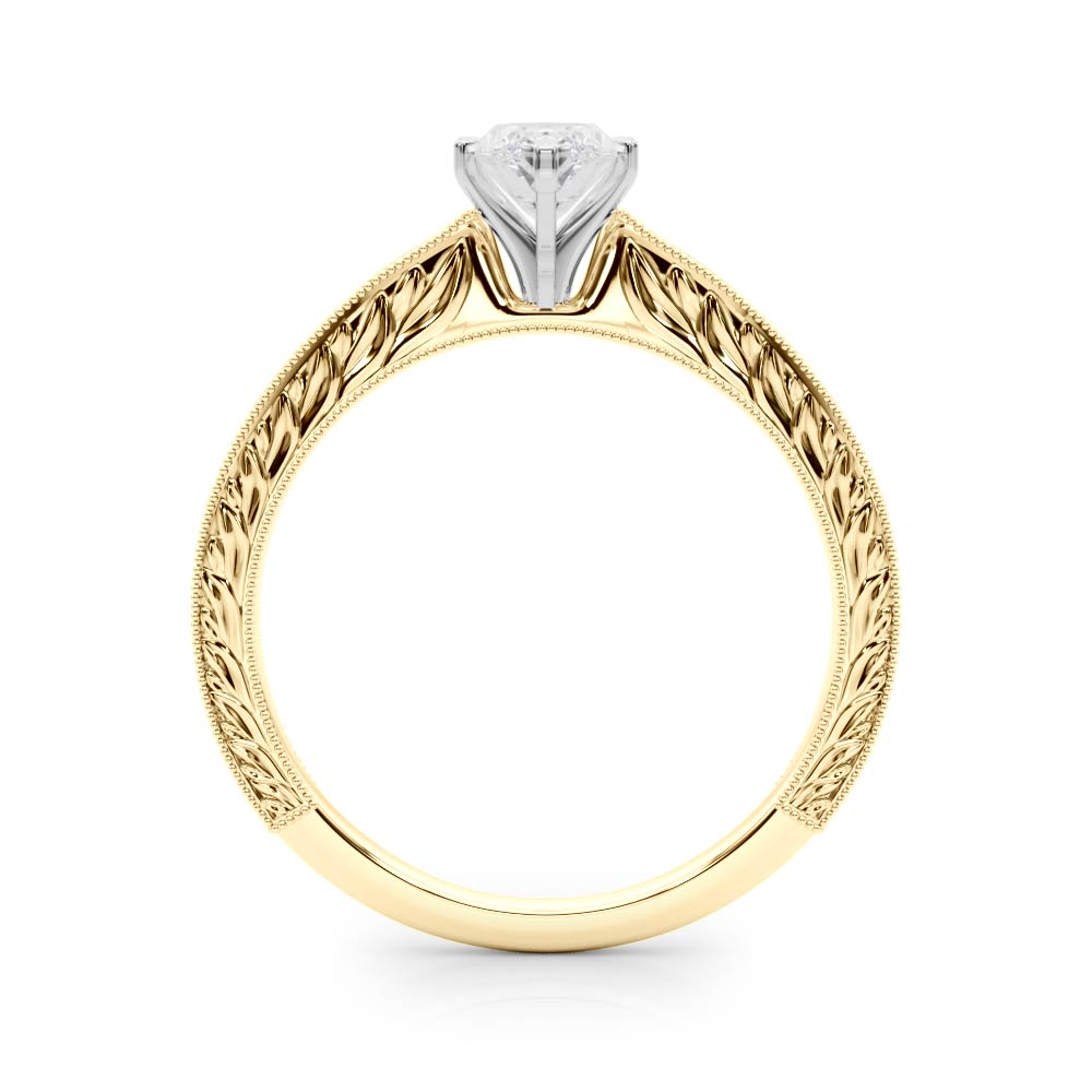 Victoria Marquise Diamond Solitaire Engagement Ring-VIRABYANI